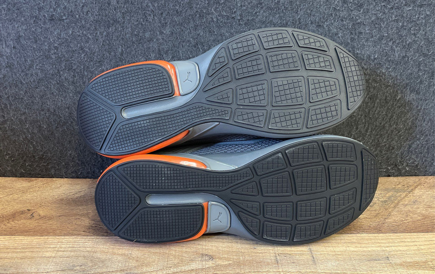 PUMA Cell Vive Intake Grey Orange Running Shoes Men's Size 8.5