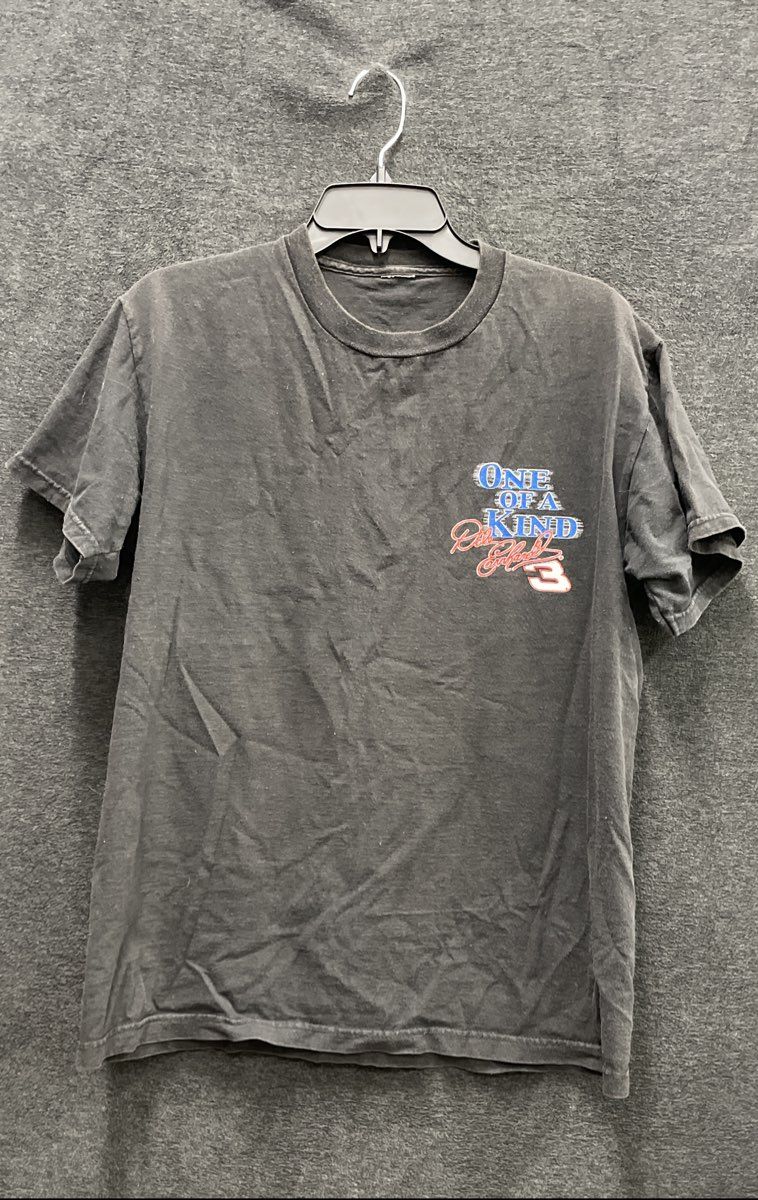 Vintage 90s Dale Earnhardt Men's Black NASCAR T-Shirt 7 Championships Sz S/M
