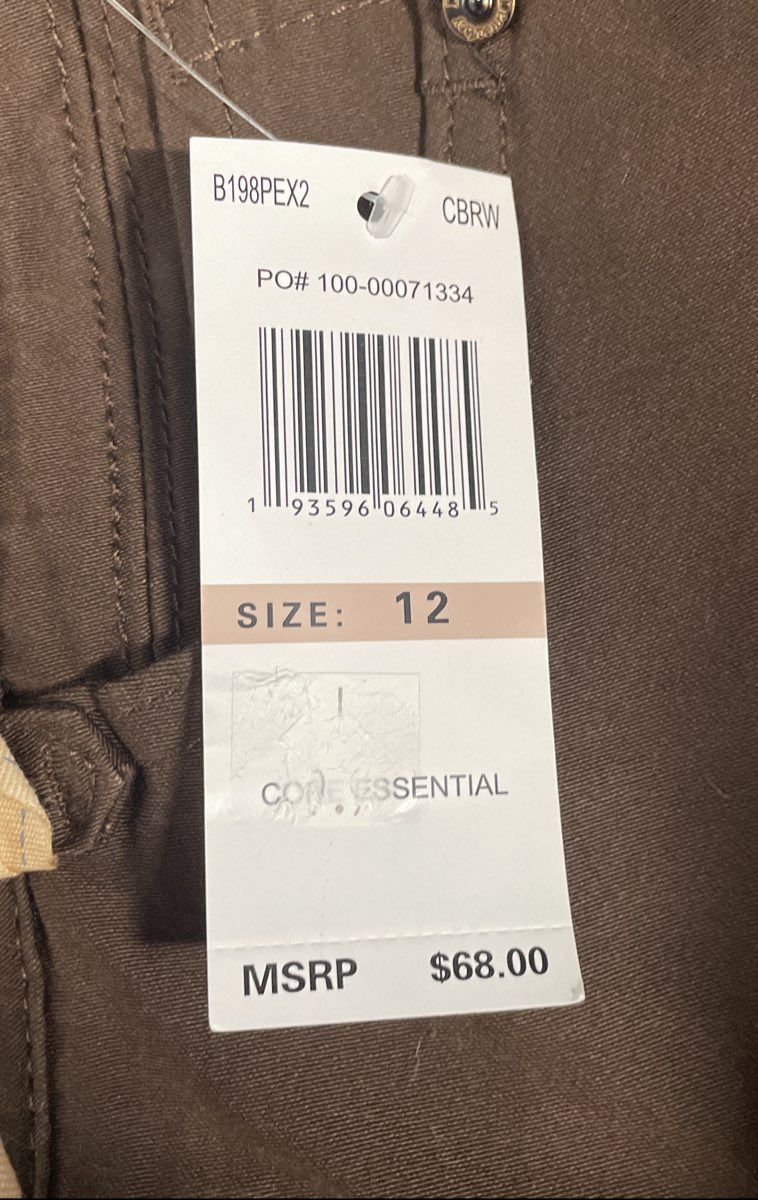 Democracy Women's 'Ab'solution Brown Core Essential Slim Pants Sz 12 NWT