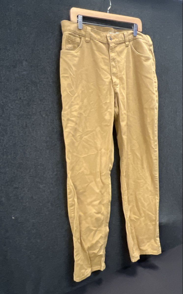 Carhartt Men's Beige Relaxed Fit Canvas Work Pants Jeans 38x34