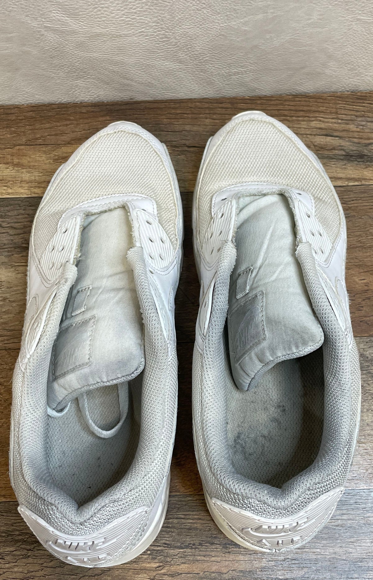 Nike Air Max 90 Triple White CN8490-100 Men's Sneakers Size 10.5