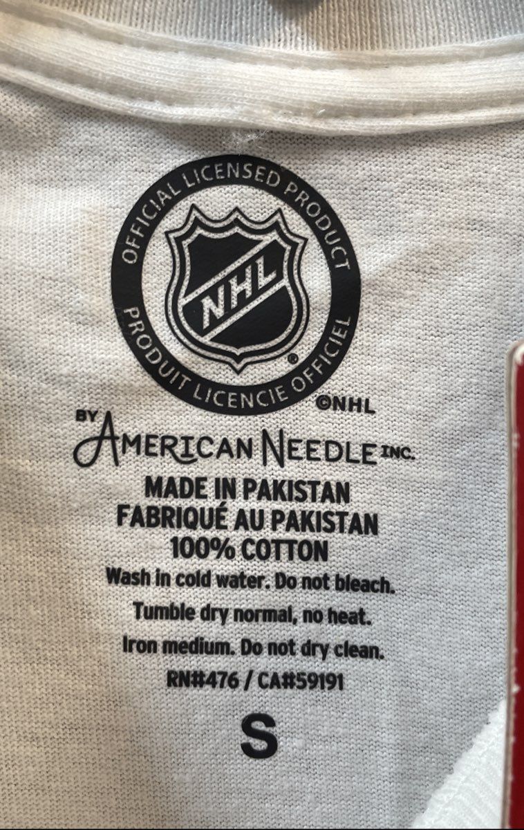 American Needle Men's Washington Capitals 2018 Stanley Cup Champions Tee S NWT