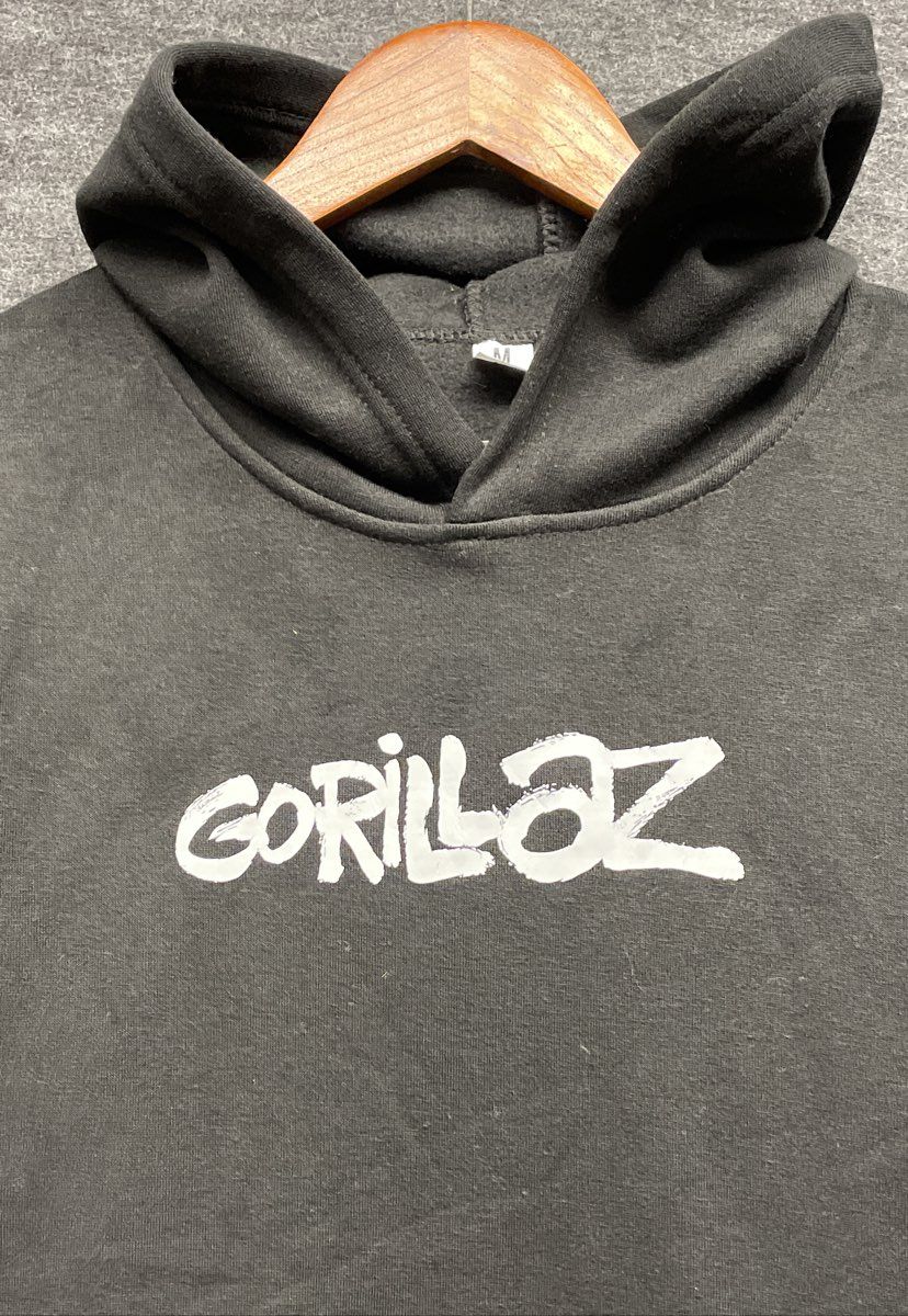 Gorillaz The Now Now North America Tour 2018 Hoodie Black Graphic Pullover Sz M
