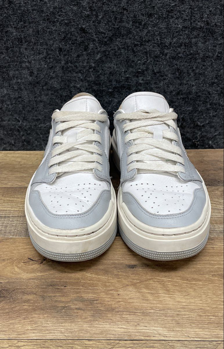 Air Jordan 1 Elevate Low Neutral Grey White Platform Women's Size 7