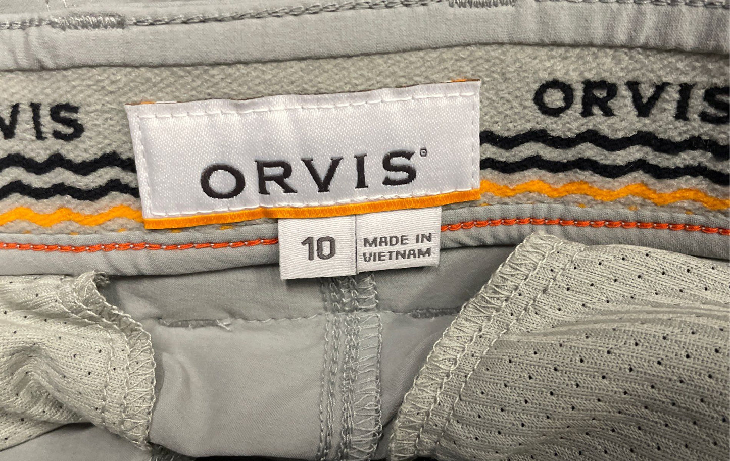Orvis Women's Jackson Gray Stretch Nylon Technical Hiking Pants Sz 10