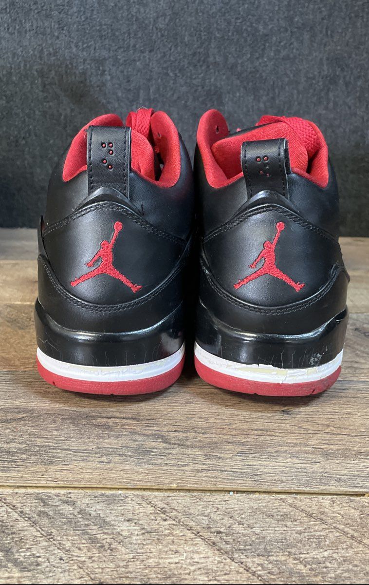 Nike Air Jordan Ol' School 2 Bred Black Red White Sneakers Size 11