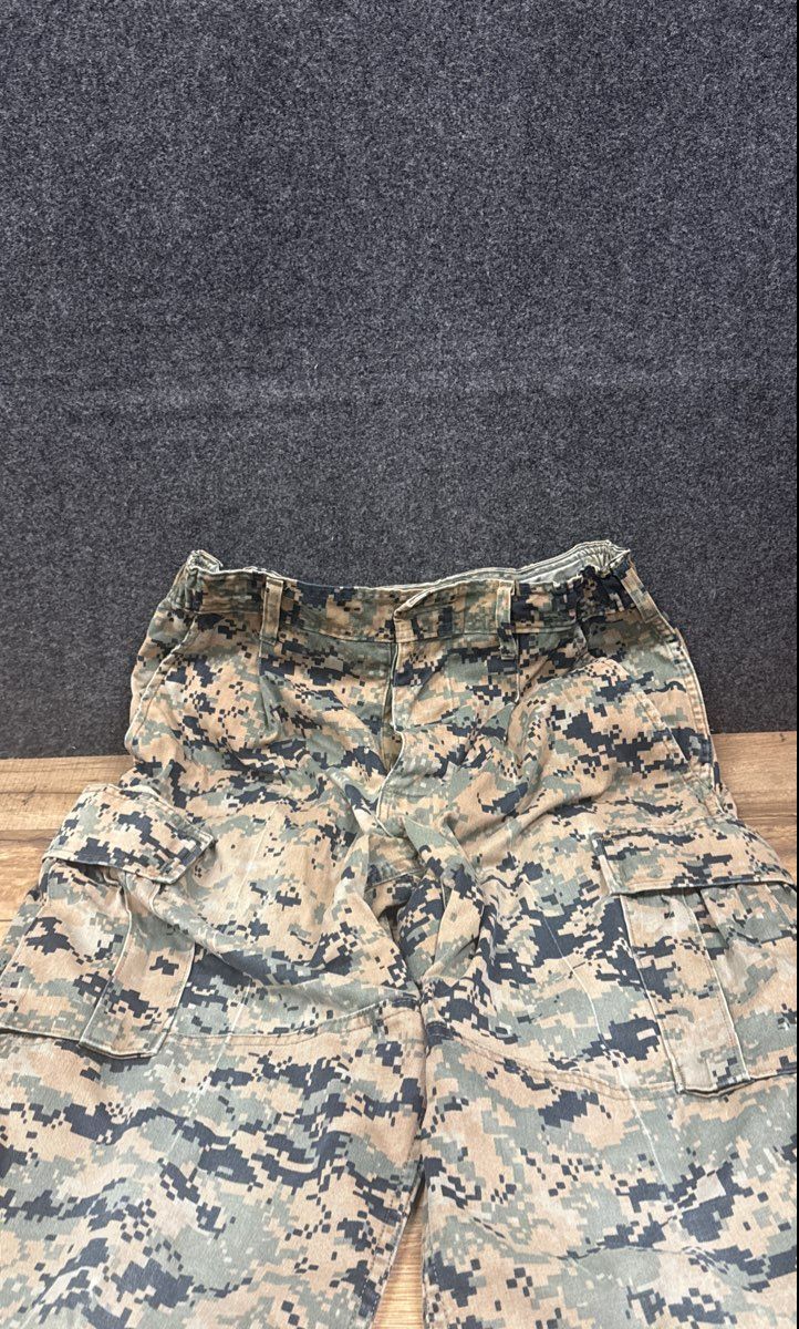 USMC Men's MCCUU MARPAT Woodland Digital Camo Combat Utility Trousers Sz S-S