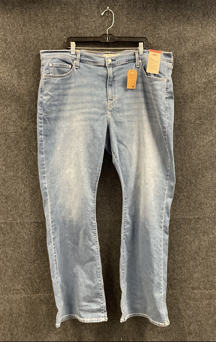 Levi's Women's 726 Flare Jeans Light Wash Stellar Stretch High Rise NWT 24W L