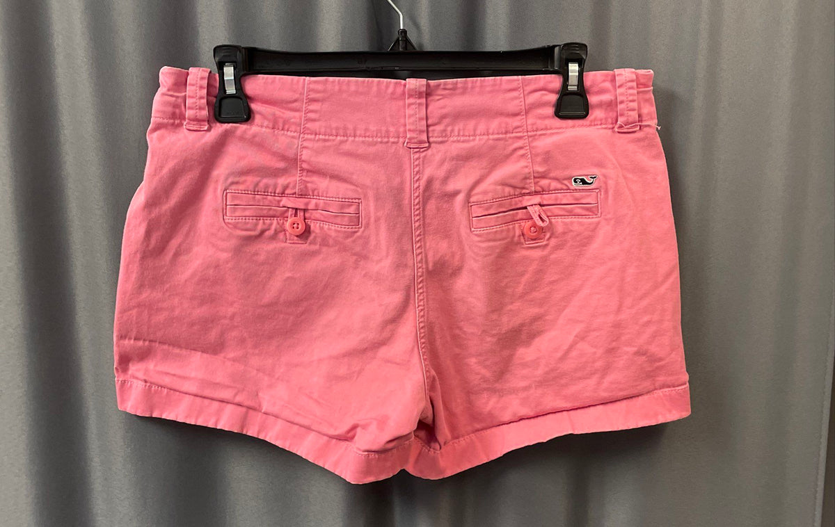 Vineyard Vines Women's Pink Stretch Cotton Chino Shorts Sz 6