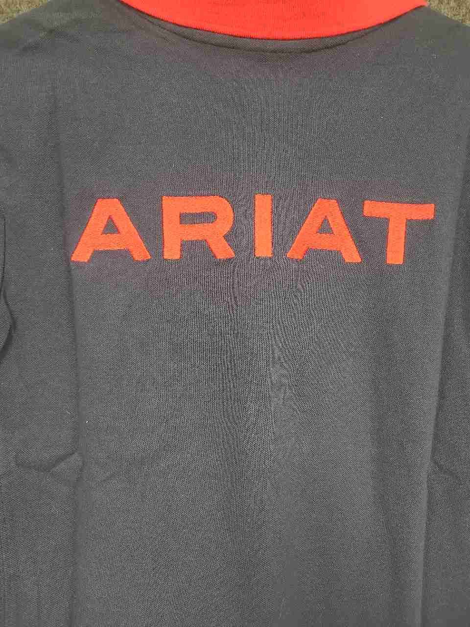 Ariat Women's Navy Red Team Logo Polo Shirt NWT Size XXL Equestrian