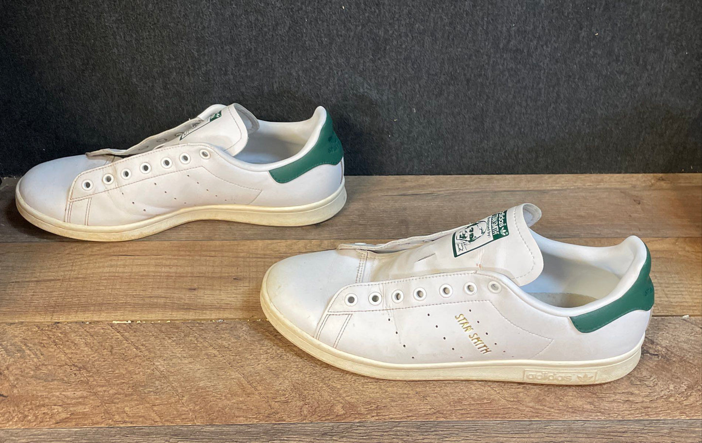 Adidas Stan Smith White Green Men's Lifestyle Sneakers Size 12