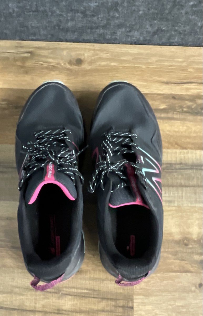 New Balance 410 Trail Black Pink Blue Women's Running Shoes Size 12