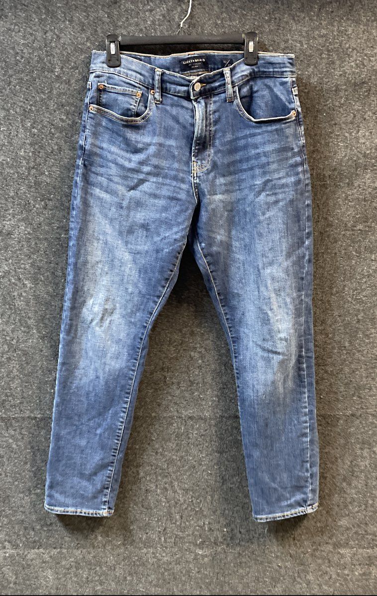 Lucky Brand Men's Blue Faded Stretch Denim Jeans 32x30