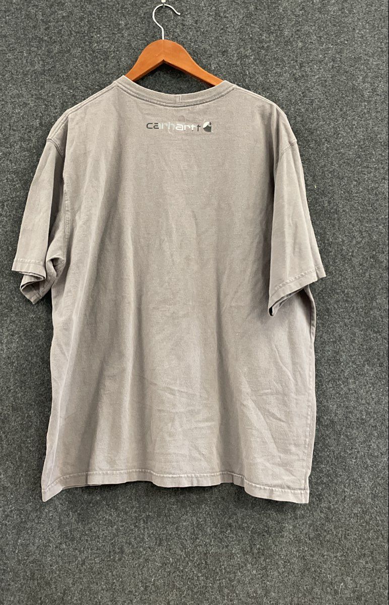 Carhartt Men's K195 Gray Camo Graphic Logo Short Sleeve T-Shirt Size XL