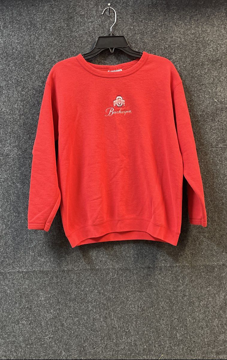Vintage 90s Ohio State Buckeyes Embroidered Sweatshirt Lee Sport USA Sz S