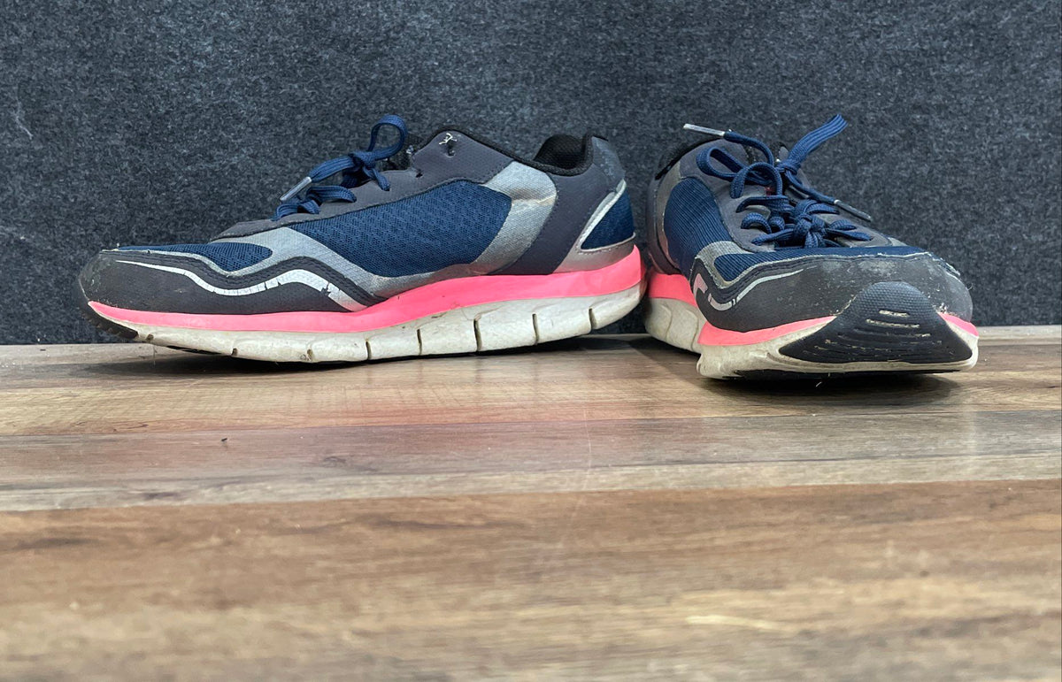Skechers Shape-ups Black Blue Pink Fitness Walking Shoes Size 11