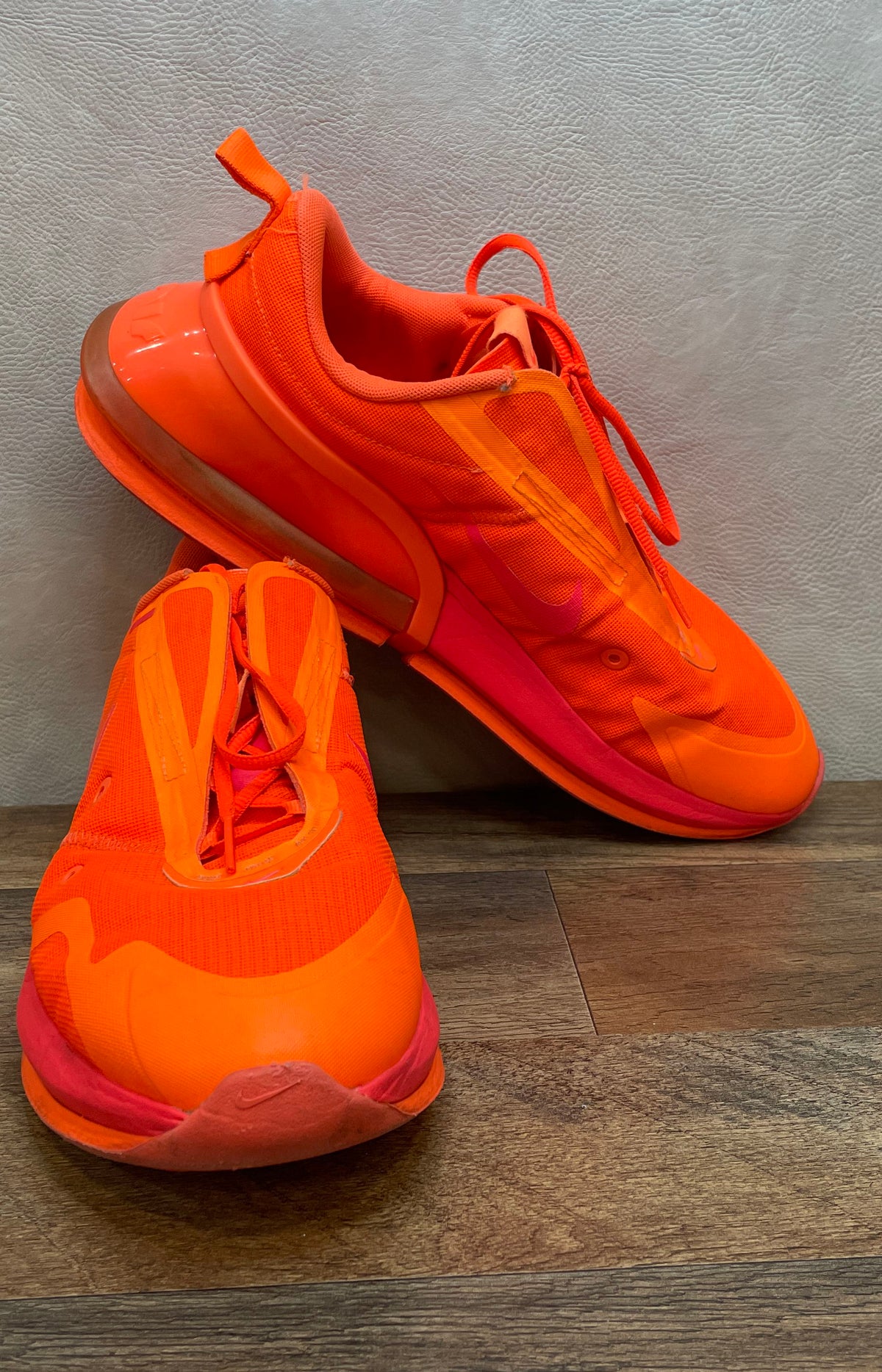Nike Air Max Up Bright Crimson Orange Women's Running Sneakers Size 12