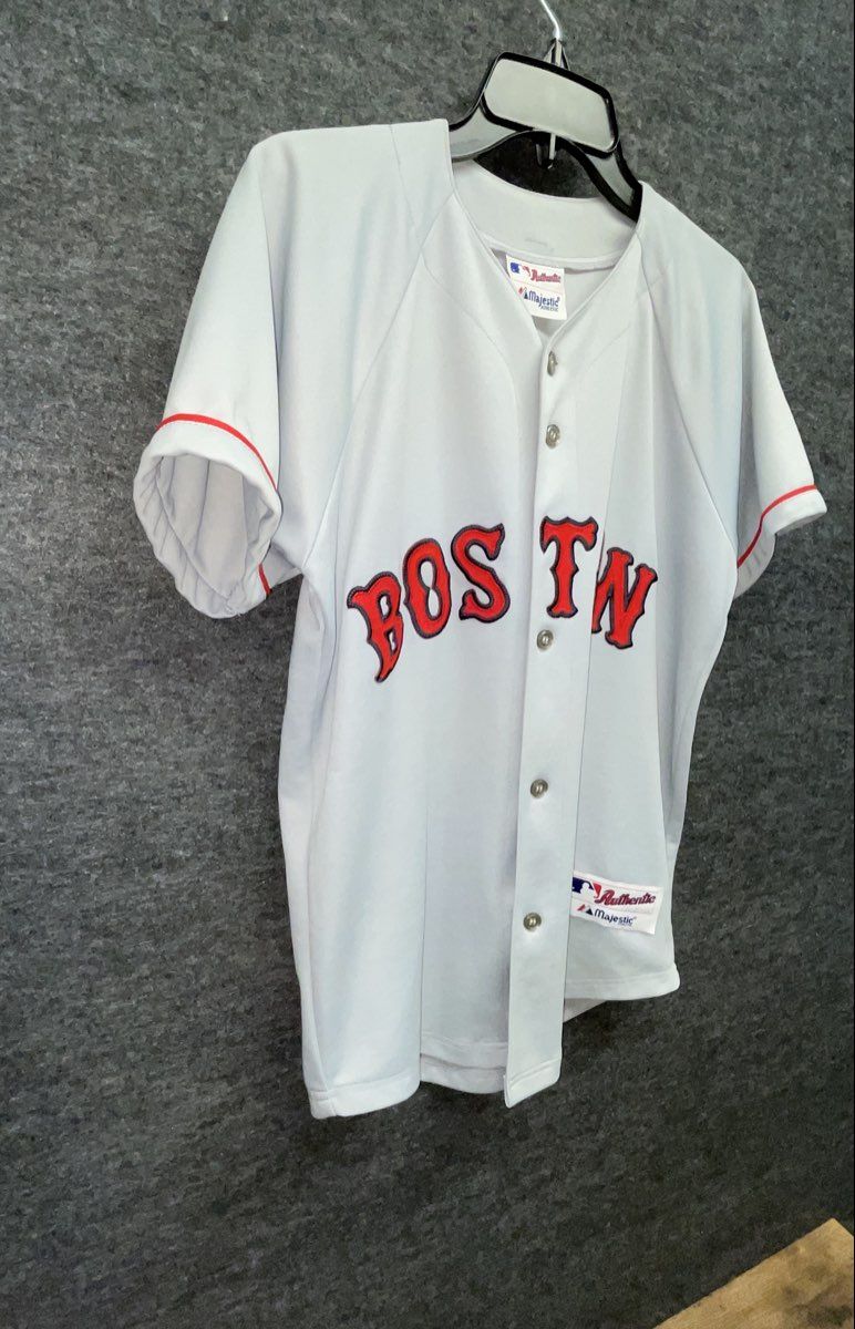 Majestic Men's Boston Red Sox Ellsbury #46 Authentic Jersey Gray L