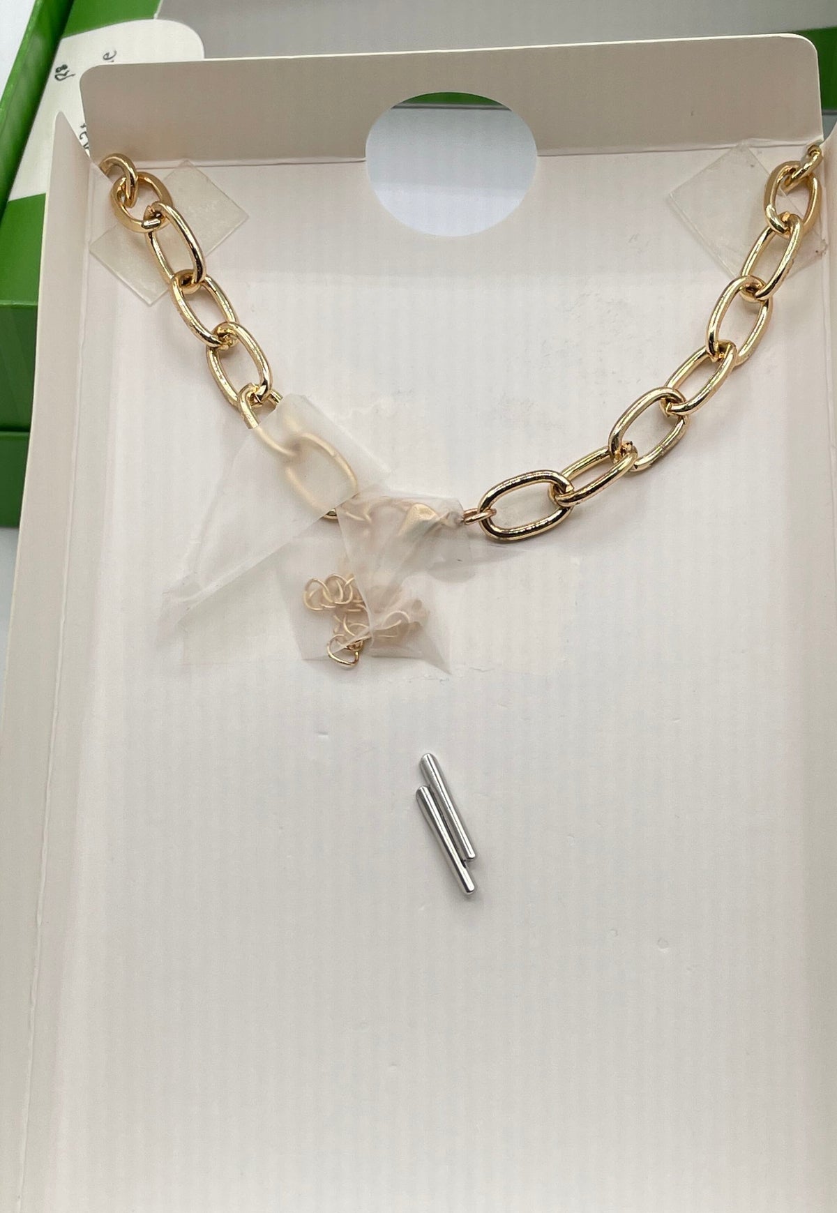 Kate Spade New York x Target Chunky Charm Statement Necklace In Box