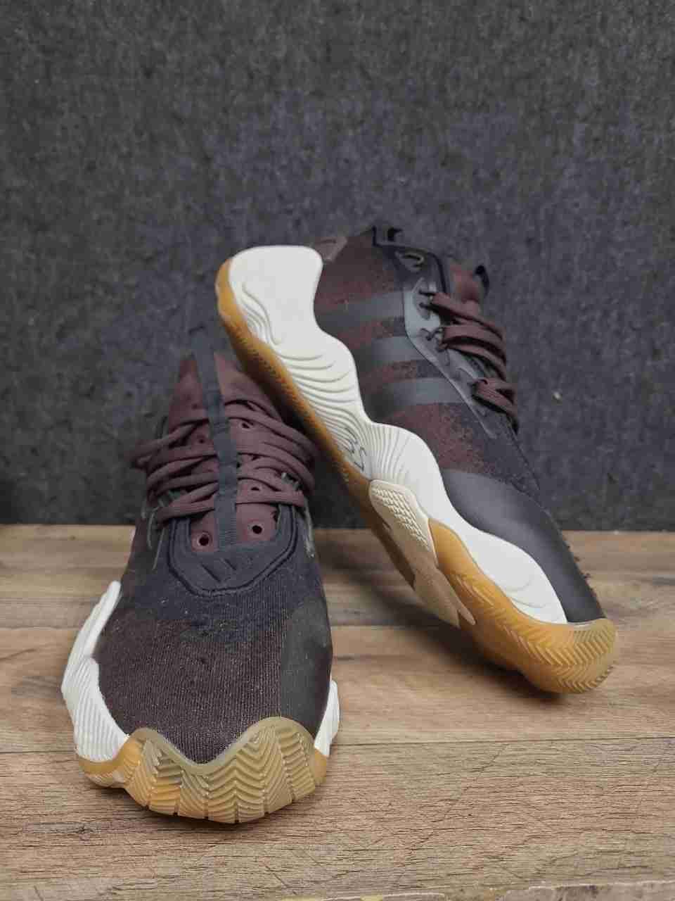 Adidas Trae Young 3 Shadow Maroon Black Basketball Shoes Men's Size 11.5