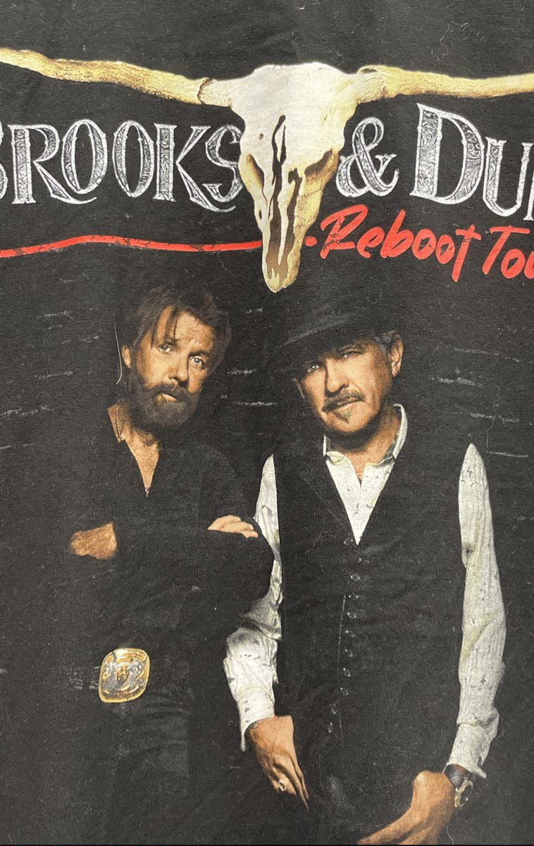 Brooks & Dunn Reboot 2024 Tour T-Shirt Sz L
