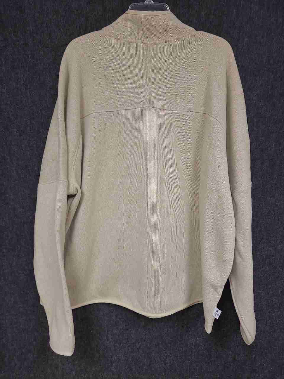 The North Face Men's Beige Circular Design 1/4 Zip Fleece Pullover Sz 3X
