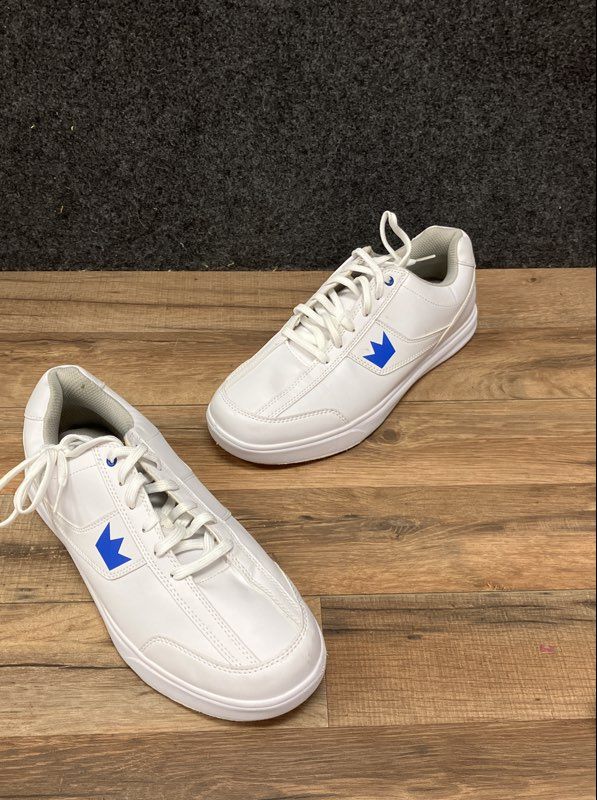Brunswick Edge White Blue Men's Bowling Shoes Size 10