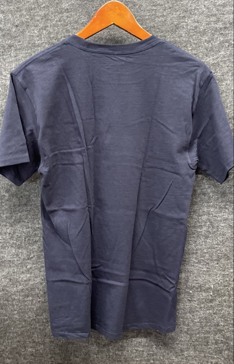 Champion Men's Navy Blue Script Logo Graphic T-Shirt New Sz S