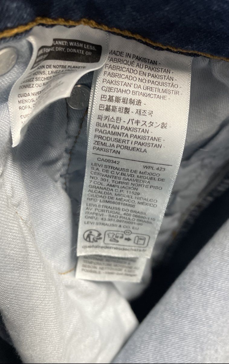Levi's Men's 505 Regular Fit Jeans Blue Medium Wash Straight Leg Size 36x30