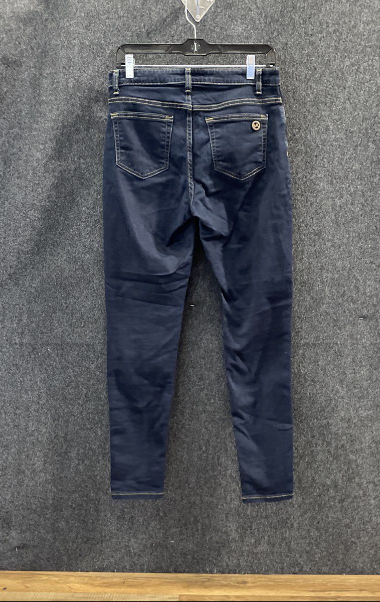 Michael Kors Women's Dark Blue Izzy Skinny Stretch Jeans Sz 8