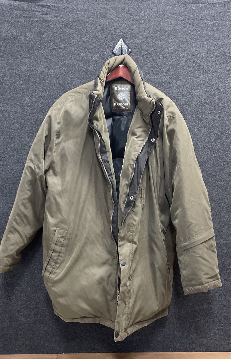 Boston Harbour Men's Olive Green Insulated Parka Winter Jacket Coat Size XXL