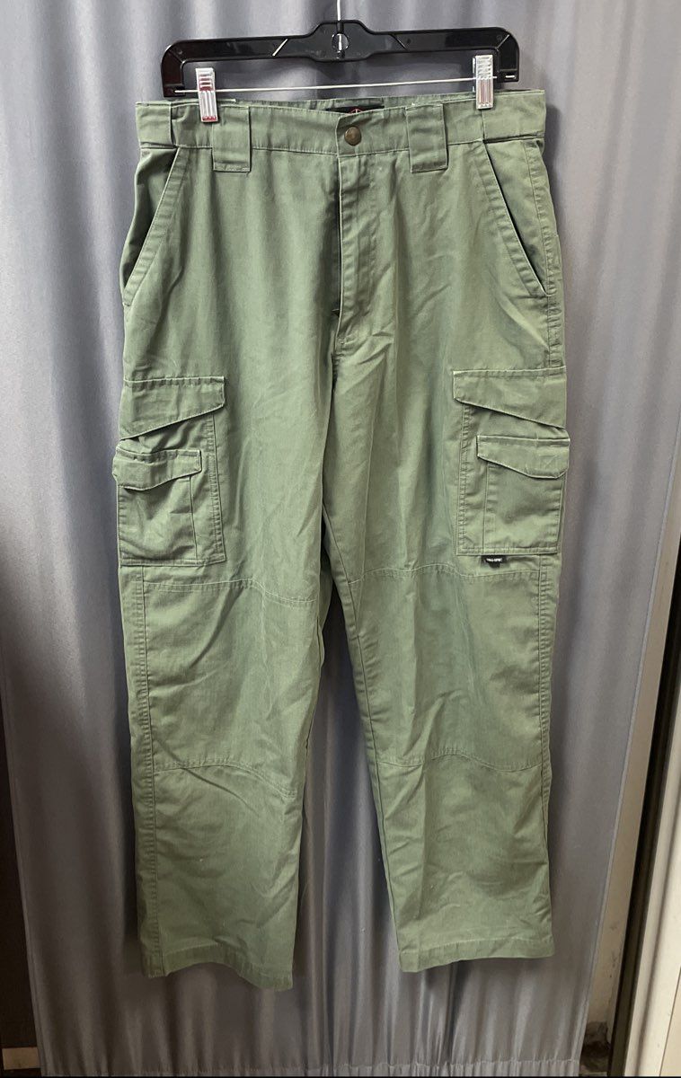 Tru-Spec Men's Green Tactical Cargo Pants Poly-Cotton Blend 32x32
