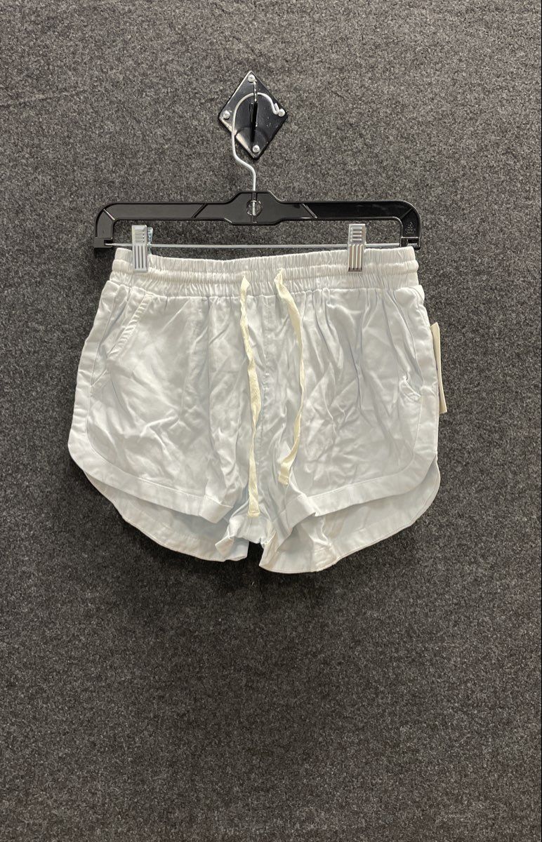 Billabong Women's Light Blue Cotton Viscose Curved Hem Drawstring Shorts Sz S