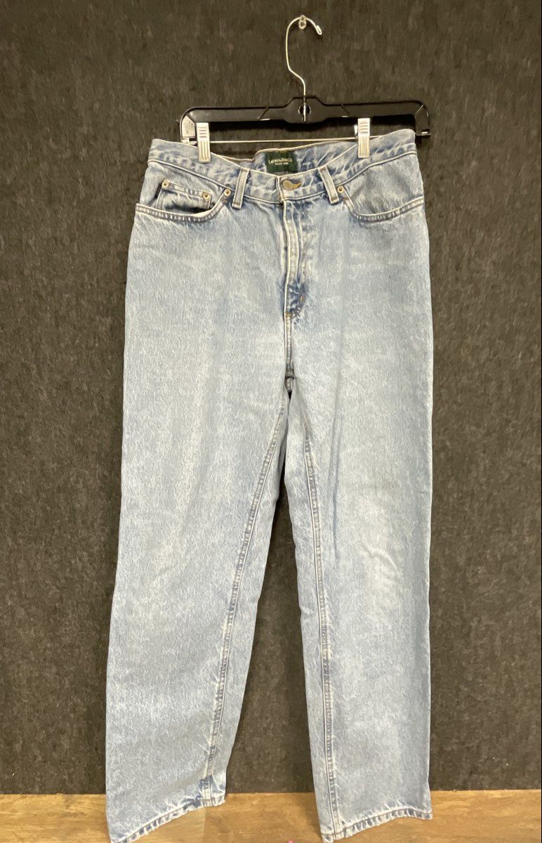 Lauren Jeans Co Ralph Lauren Women's Light Wash High Rise Straight Jeans Sz 10