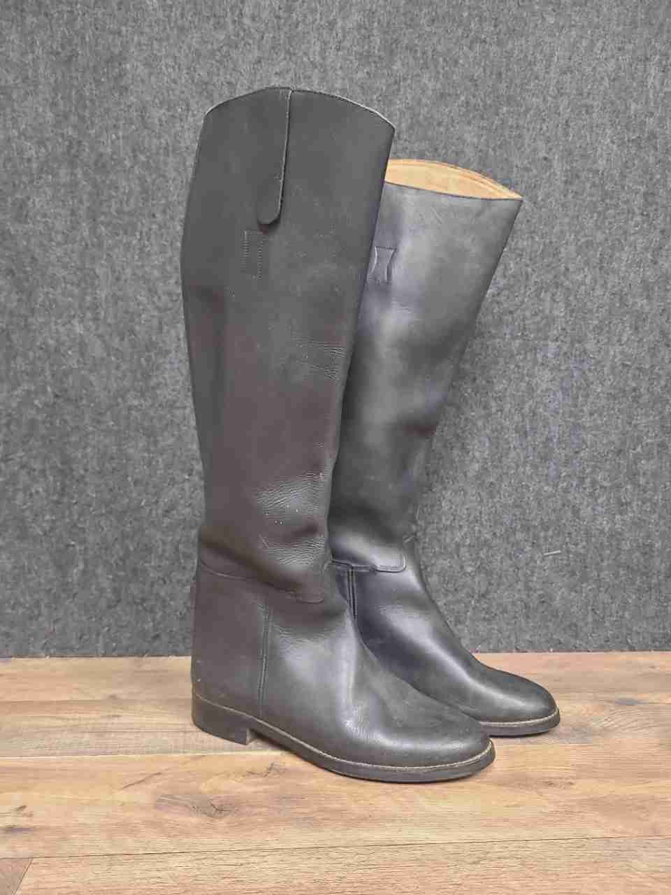 Sovereign by Miller's Black Leather Tall English Riding Dress Boots Size 39
