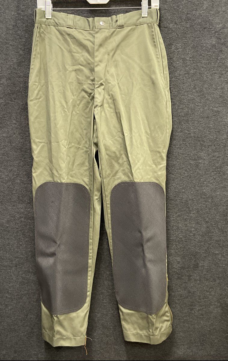 Vintage 70s 80s 10-X Men's Shooting Hunting Pants Olive Reinforced Sz 30x28