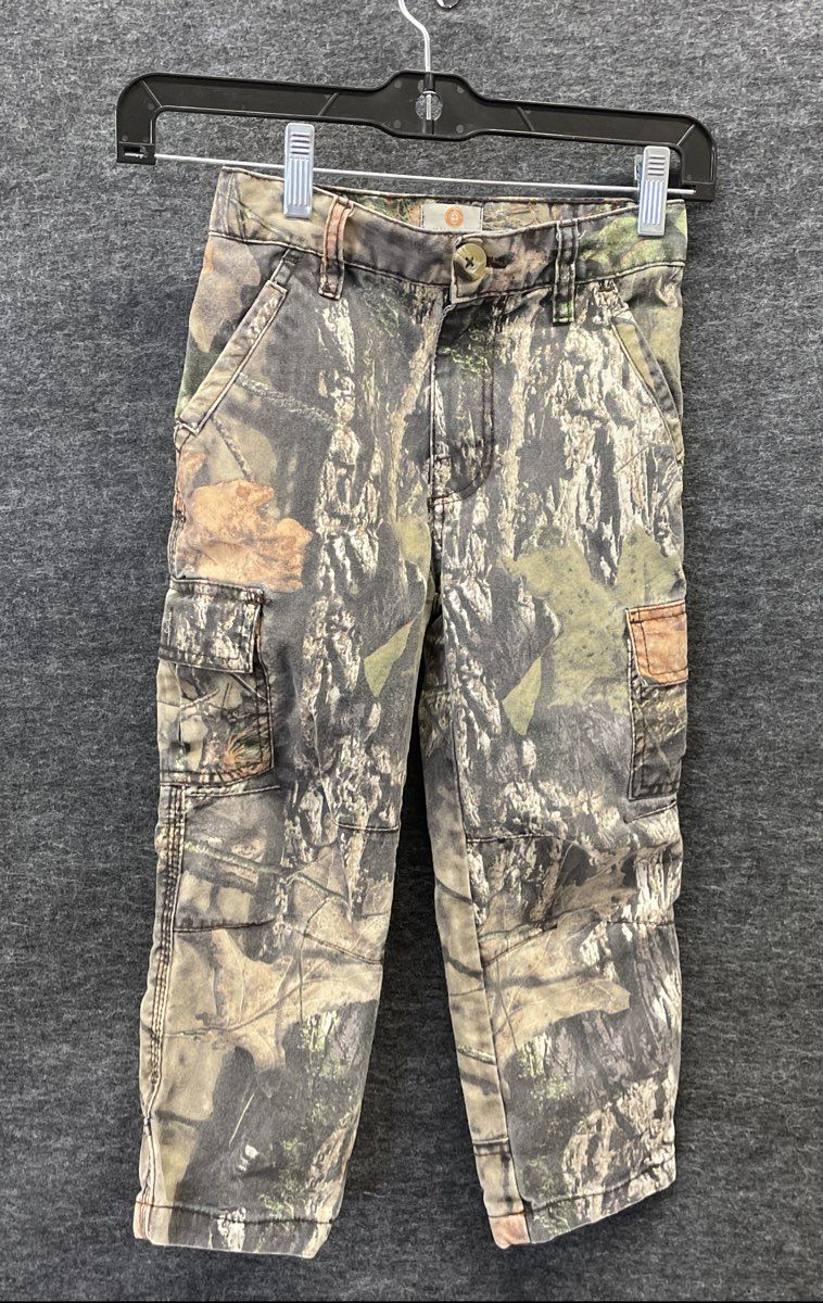 Hunter's Choice Boys' Camo Hunting Jacket Pants Set Cargo Pockets Size S