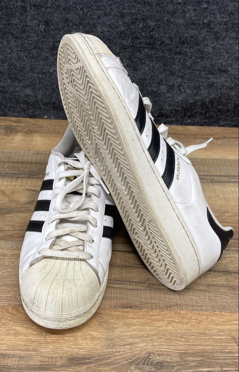 Adidas Superstar White Black Shell Toe Men's Sneakers Size 11
