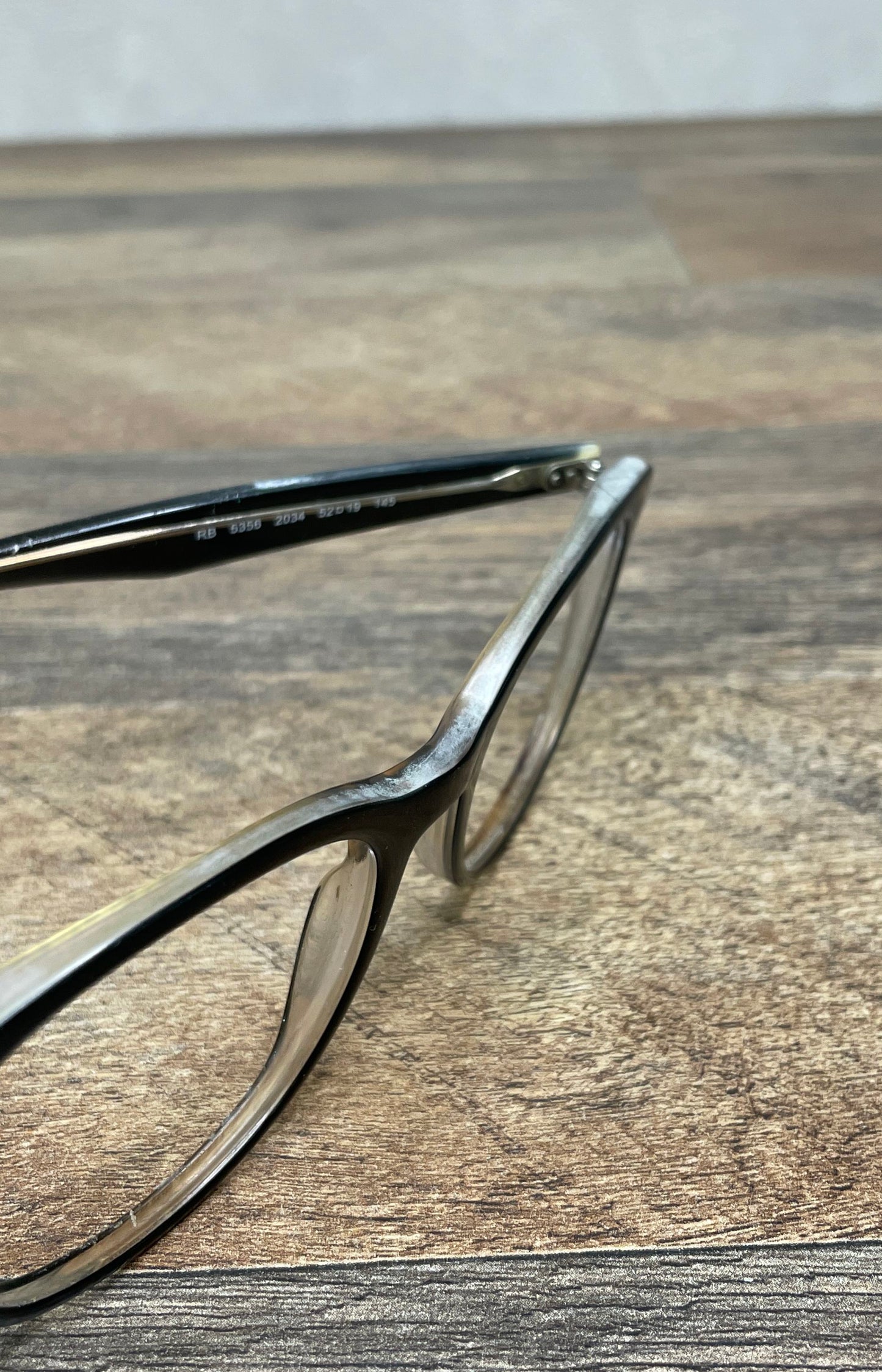 Ray-Ban Men's Eyeglass Frames Black Clear RB 5356 2034 52-19-145