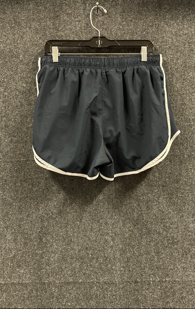 Nike Women's Tempo Athletic Running Shorts Black White Dri-FIT Mesh Sz XL