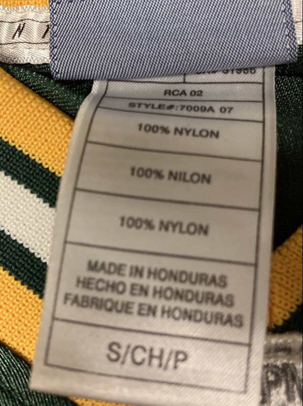 Reebok Men's Vintage Green Bay Packers Brett Favre #4 NFL Jersey Green Sz S