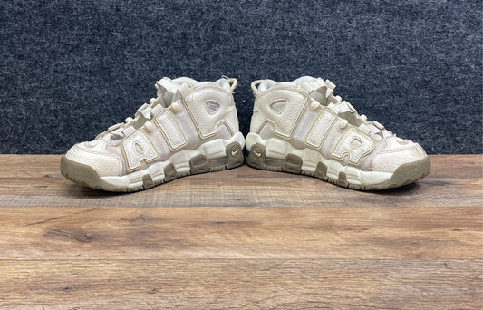 Nike Air More Uptempo Coconut Milk Sanddrift Team Gold Youth Size 4.5Y