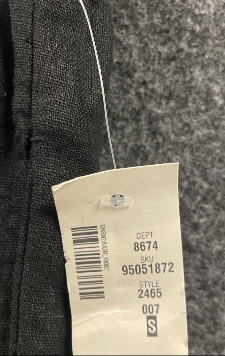 Aeropostale Women's Black Linen Blend Pull On Straight Leg Pants Sz S NWT