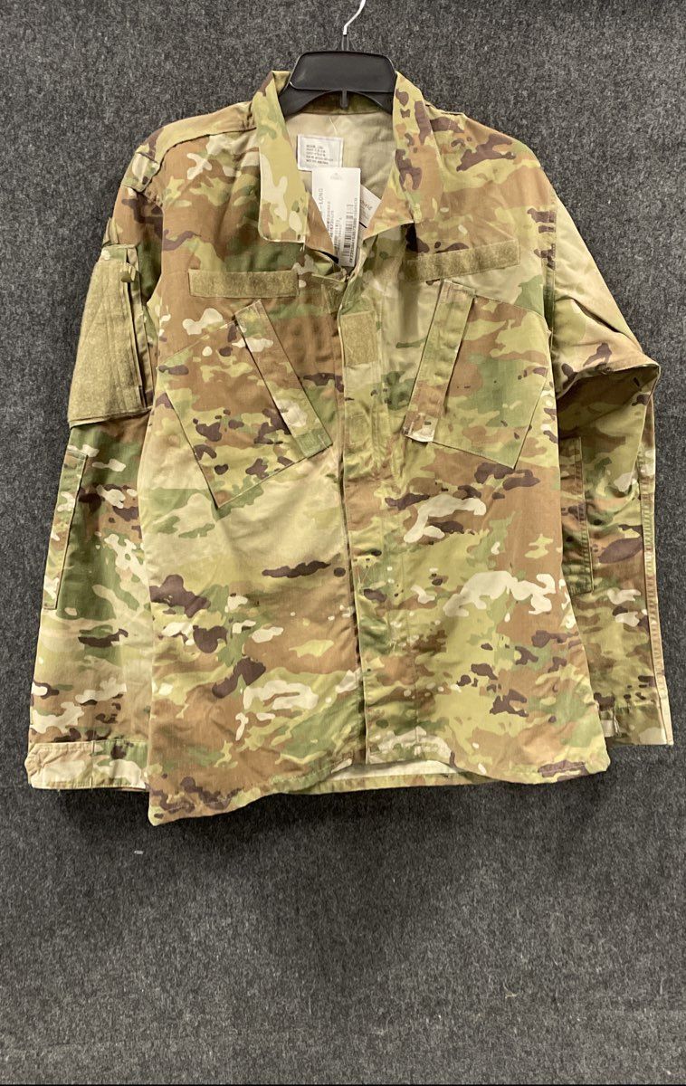 US Army Men's OCP Combat Coat Insect Shield Permethrin Treated NWT Medium Long