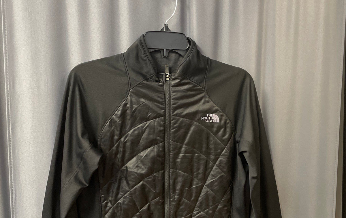 The North Face Women's Black Hybrid Quilted FlashDry Primaloft Jacket Sz M