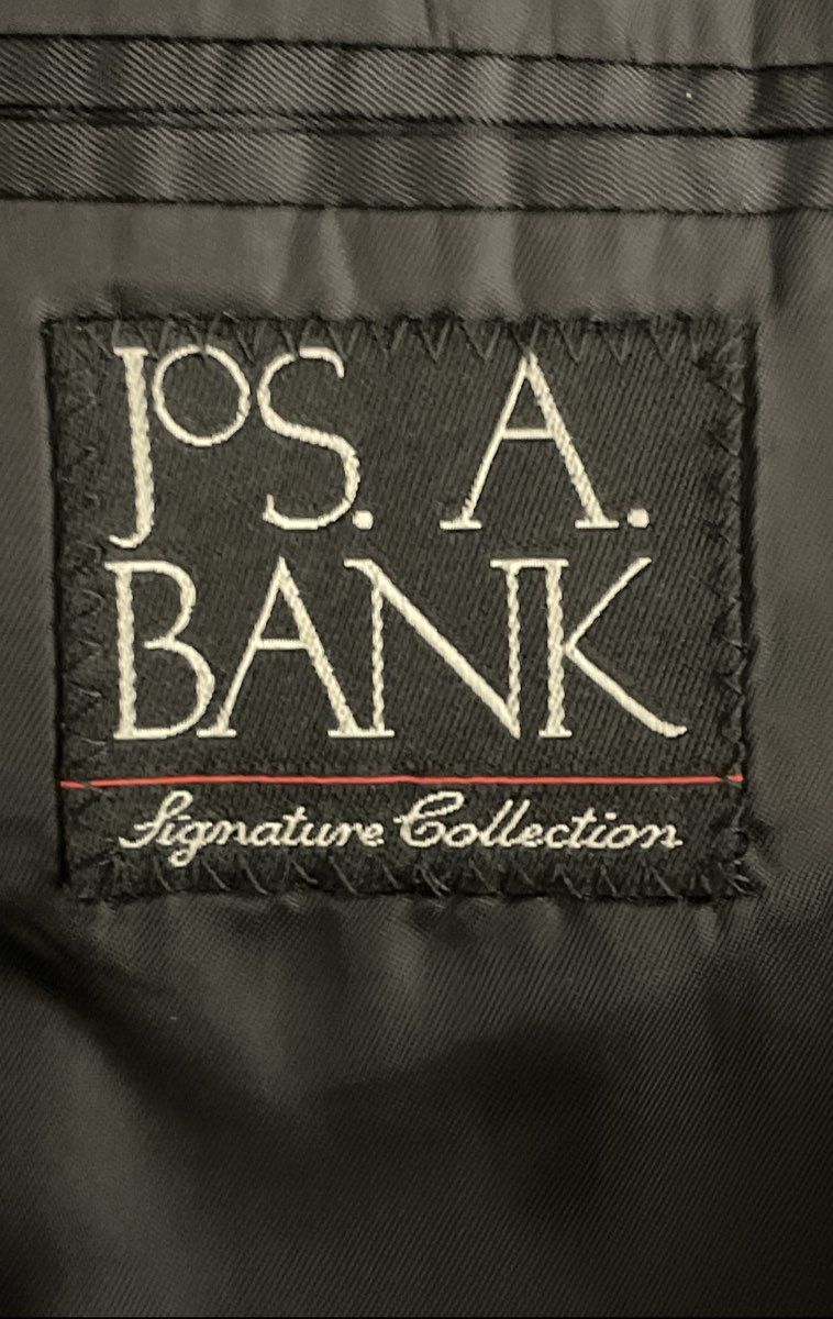 Jos. A. Bank Signature Collection Men's Gray Pinstripe Wool Blazer Gordon 48L