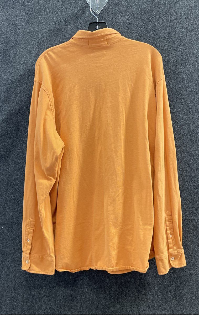 Ralph Lauren Men's Orange Long Sleeve Button Down Shirt Big & Tall Sz XL