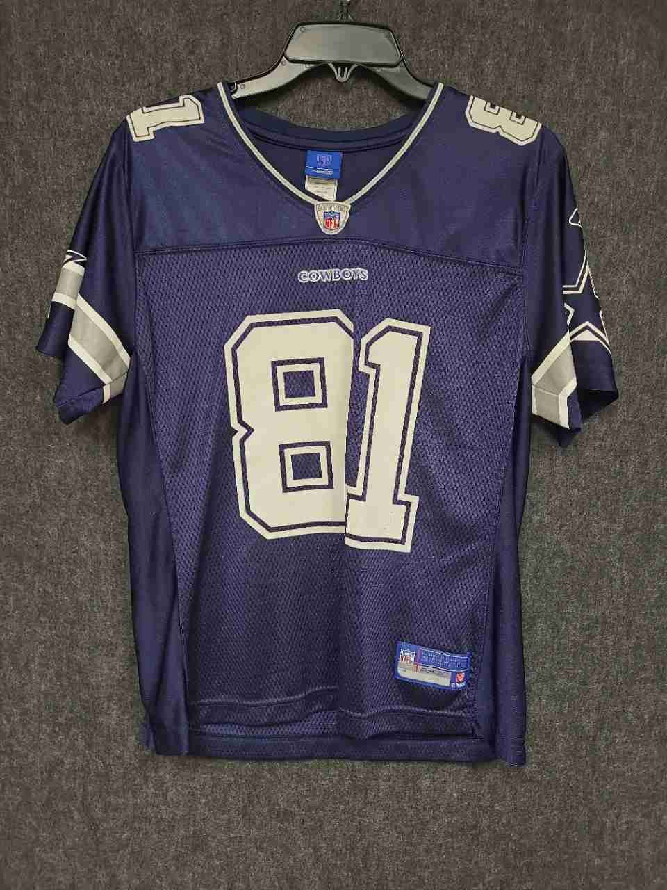 Reebok Men's Dallas Cowboys Terrell Owens 81 NFL Jersey Navy Blue Sz L
