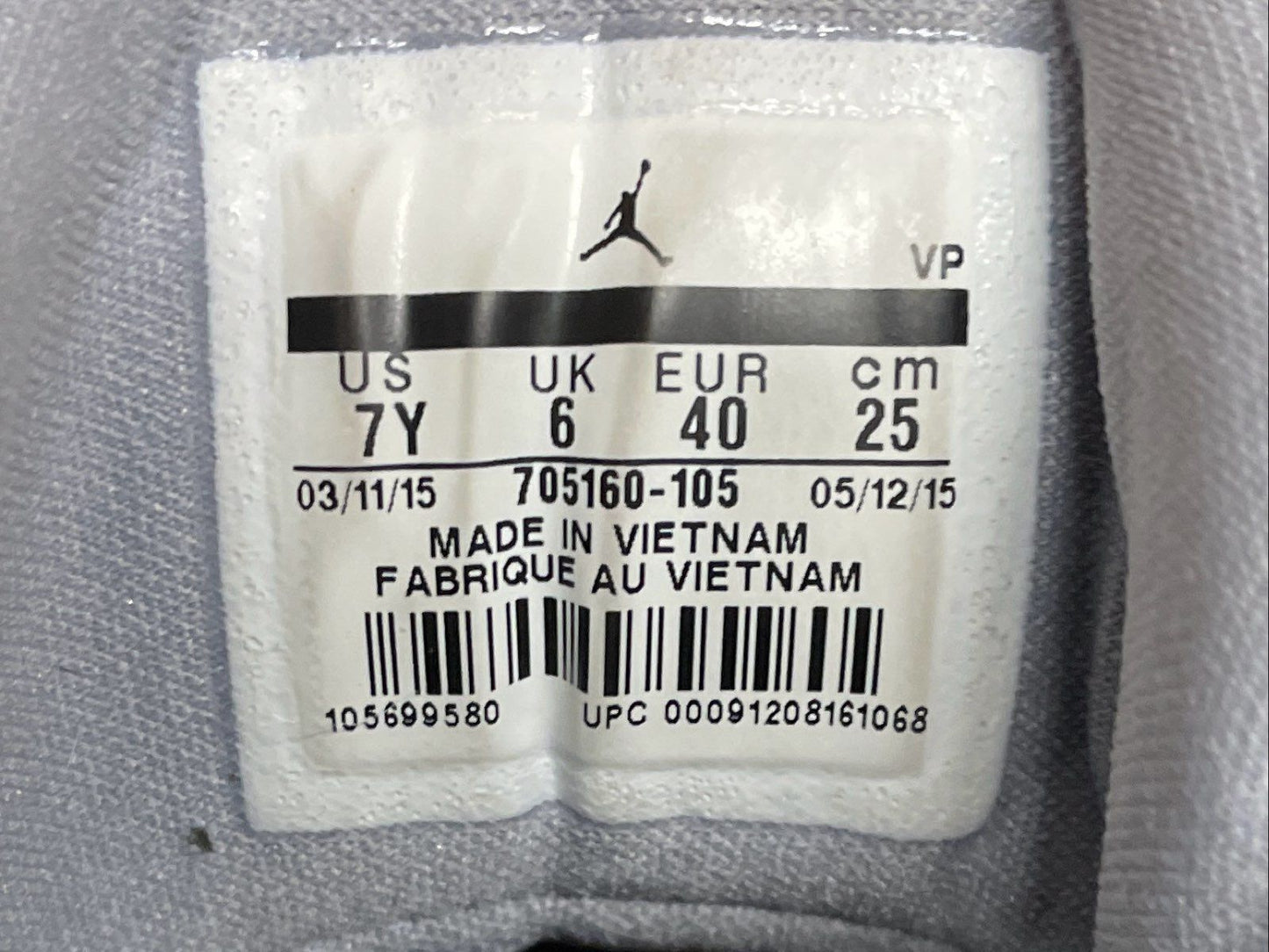 Air Jordan Flight Origin 2 White Infrared Black Basketball Sneakers Size 7Y