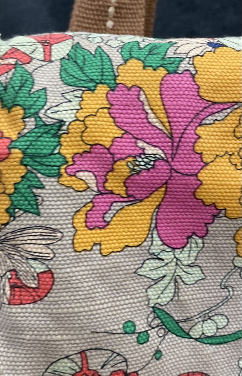 Sakroots Multi-Color Floral Canvas Flap Crossbody Shoulder Bag